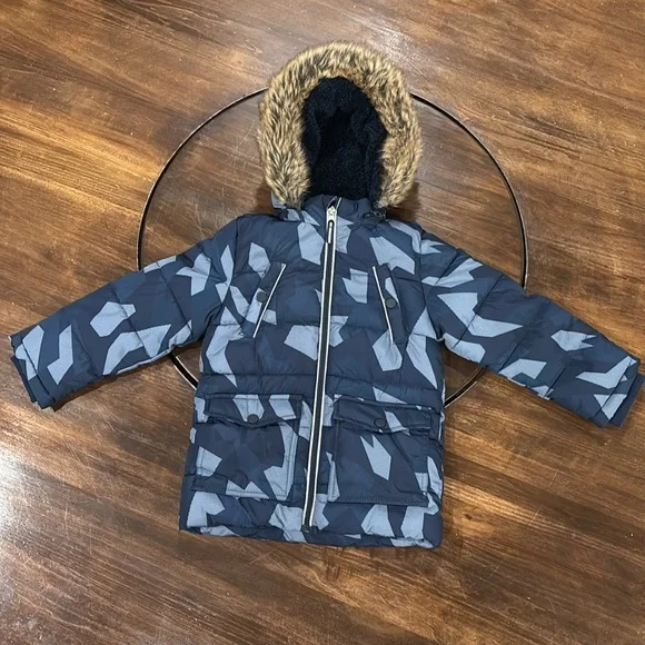 Puffer Coat with Hood - Picture 2 of 15
